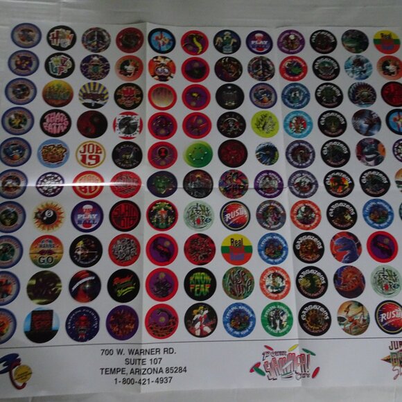 Milk Cap - Power Slammer Caps, Jurassic Dyno Promo Pack 1992 - Picture 2 of 12